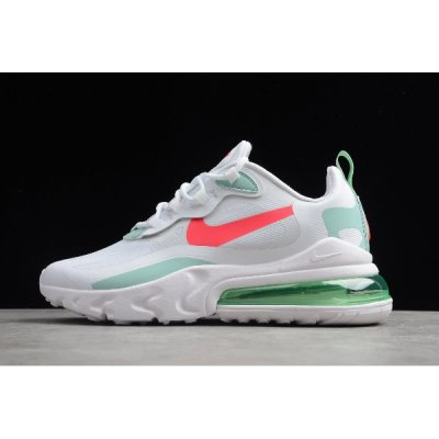 Nike Air Max 270 React Beyaz / Yeşil / Kırmızı Koşu Ayakkabısı Türkiye - ZMF9303M